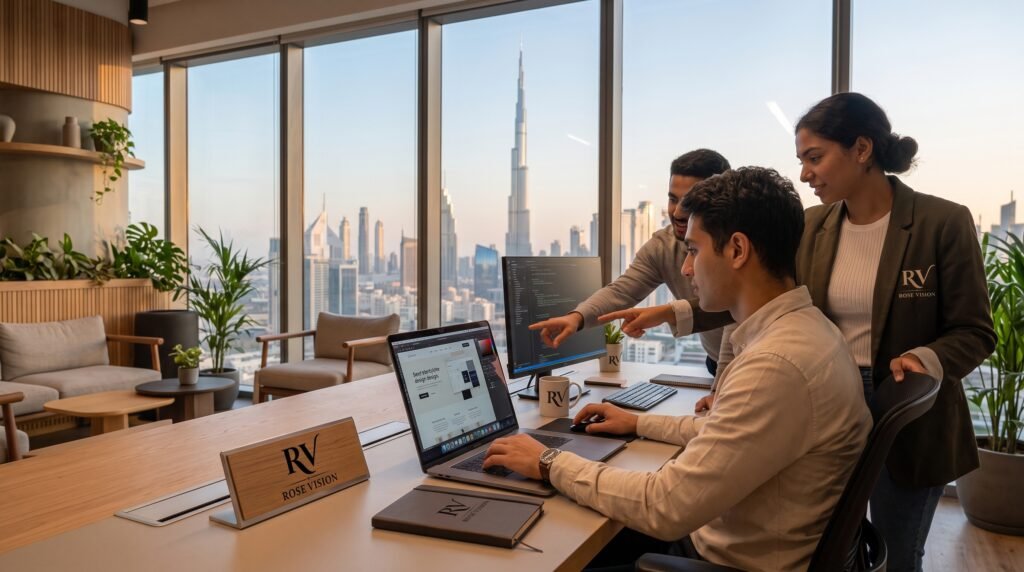 Web Development Company in Dubai, Rose Vision, Digital Marketing Agency in dubai